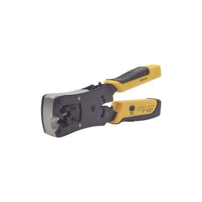EPCOM POWERLINE - Pinza 3 en 1: Pelacables/ Terminado/ Probador para UTP. Enchufe Modular de Prueba para RJ45/RJ11/RJ22.