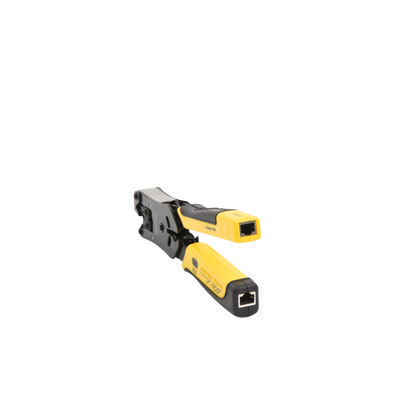 EPCOM POWERLINE - Pinza 3 en 1: Pelacables/ Terminado/ Probador para UTP. Enchufe Modular de Prueba para RJ45/RJ11/RJ22.