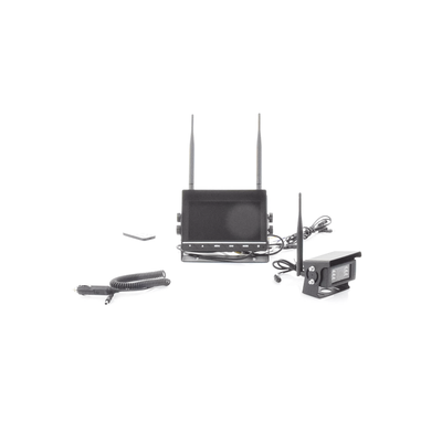 EPCOM - Sistema Profesional Inalámbrico de Cámara de Reversa Infrarroja y Monitor de 7" para Vehículos de Trabajo y Montacargas