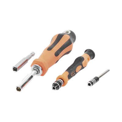 EPCOM POWERLINE - Juego de Puntas y Accesorios con 65 piezas. Doble Maneral.