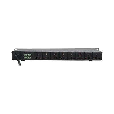 EPCOM PROAUDIO - Secuenciador de Potencia | 8 Salidas | Delay de activación de 1 segundo | Recomendado para rack de amplificación, Videowall, o equipos de alta potencia.