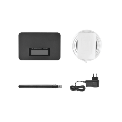 EPCOM - Kit Amplificador de Señal Celular de UNA banda de frecuencia / Mejora las llamadas convencionales / Soporta los datos de las tecnologías 2G y 3G de TELCEL, AT&T y MOVISTAR / Puede cubrir un espacio de hasta 140 m2.
