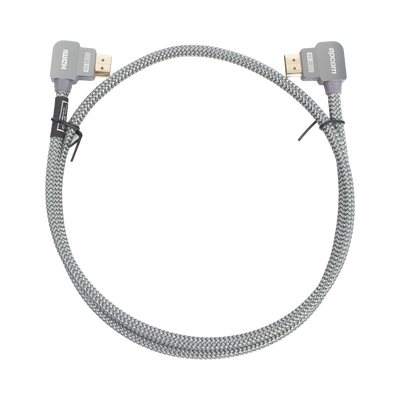 EPCOM PROAUDIO - Cable HDMI Ángulo 90° | 1 Metro (3.28 Pies) | Alta Definición | Versión 2.0 | Alta Velocidad 18Gbps | 4K@60Hz |