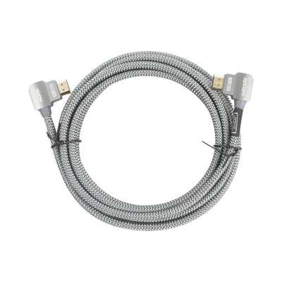 EPCOM PROAUDIO - Cable HDMI Ángulo 90° | 3 Metros (9.84 Pies) | Alta Definición | Versión 2.0 | Alta Velocidad 18Gbps | 4K@60Hz |