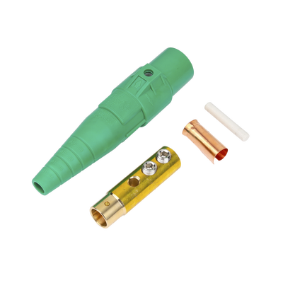 EPCOM PROAUDIO - Conector camlock 400 AMPERES HEMBRA COLOR VERDE