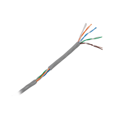 LINKEDPRO BY EPCOM - Bobina de Cable de 305 Metros (1000 Pies) Cat5e, Aleación de Cobre y Aluminio (CCA), Color Gris, Uso Interior