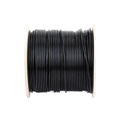 LINKEDPRO BY EPCOM - Bobina de Cable de 305 Metros (1000 Pies) Cat5e, Aleación de Cobre y Aluminio (CCA), Color Negro, Uso Intemperie, Doble Forro