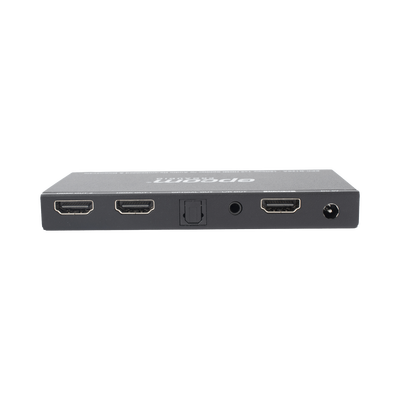 EPCOM PROAUDIO - Splitter HDMI 1x2 | 4K@60Hz | Extractor de Audio | Down Scaler | HDR  4:4:4 | EDID | 18Gbps