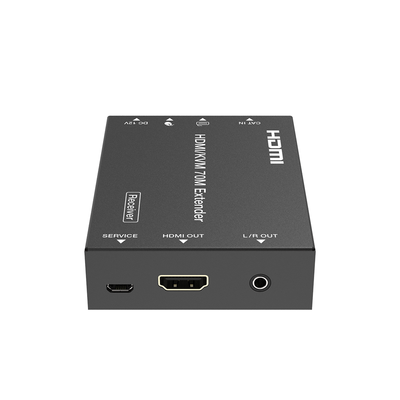 EPCOM PROAUDIO - Kit Extensor HDMI con KVM | 70m | 4K2K@60Hz | 4:4:4 |  HDMI2.0b y HDCP 2.2 | Salida de Audio 3.5mm | Admite PoC | Admite USB 1.1