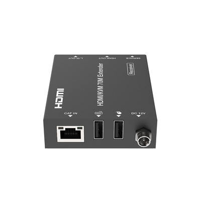 EPCOM PROAUDIO - Kit Extensor HDMI con KVM | 70m | 4K2K@60Hz | 4:4:4 |  HDMI2.0b y HDCP 2.2 | Salida de Audio 3.5mm | Admite PoC | Admite USB 1.1