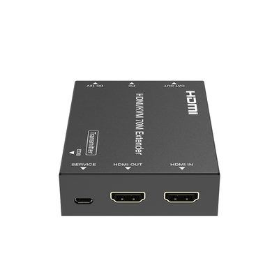 EPCOM PROAUDIO - Kit Extensor HDMI con KVM | 70m | 4K2K@60Hz | 4:4:4 |  HDMI2.0b y HDCP 2.2 | Salida de Audio 3.5mm | Admite PoC | Admite USB 1.1