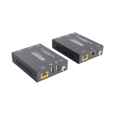 EPCOM PROAUDIO - Kit Extensor HDMI con KVM | 70m | 4K2K@60Hz | 4:4:4 |  HDMI2.0b y HDCP 2.2 | Salida de Audio 3.5mm | Admite PoC | Admite USB 1.1