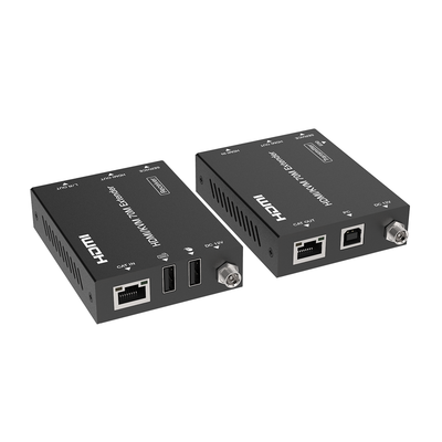 EPCOM PROAUDIO - Kit Extensor HDMI con KVM | 70m | 4K2K@60Hz | 4:4:4 |  HDMI2.0b y HDCP 2.2 | Salida de Audio 3.5mm | Admite PoC | Admite USB 1.1