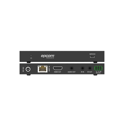 EPCOM PROAUDIO - Kit Extensor HDMI | 4K2K@60HZ | HDR 4:4:4 | HDBaseT | 120/150m | Salida de Audio | HDCP 2.2 | IR Bidireccional