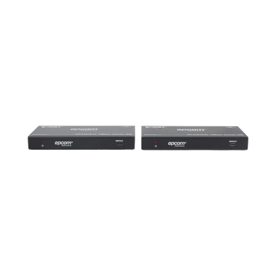 EPCOM PROAUDIO - Kit Extensor HDMI | 4K2K@60HZ | HDR 4:4:4 | HDBaseT | 120/150m | Salida de Audio | HDCP 2.2 | IR Bidireccional