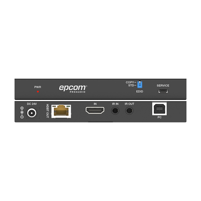 EPCOM PROAUDIO - Kit Extensor HDMI con KVM |  4K@60Hz 4:4:4 | 150m en 1080 | 120m en 4K | HDBaseT | USB 2.0 | IR Bidireccional | POC | EDID