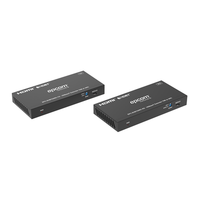 EPCOM PROAUDIO - Kit Extensor HDMI | HDBaseT | 70m en 4K@60Hz | Cat5e/6 | Gestión Avanzada EDID | Soporta ARC | Control IR Bidireccional | RS232 | PoC