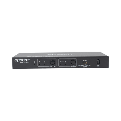 EPCOM PROAUDIO - Matricial HDMI | 2x2 | 4K2K@60Hz | HDR | YCbCr 4:4:4 | EDID Auto | Extractor de Audio | Salida de audio análoga y digitalizados | HDCP 2.2 | 18 Gbps