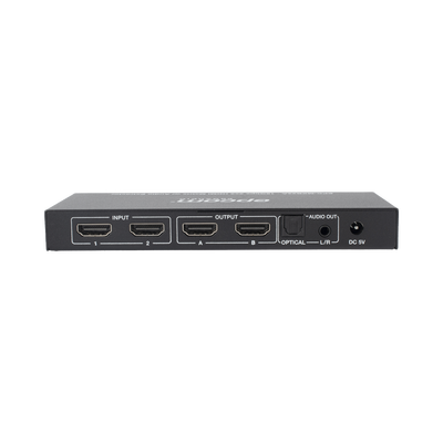 EPCOM PROAUDIO - Matricial HDMI | 2x2 | 4K2K@60Hz | HDR | YCbCr 4:4:4 | EDID Auto | Extractor de Audio | Salida de audio análoga y digitalizados | HDCP 2.2 | 18 Gbps