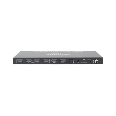 EPCOM PROAUDIO - Matricial HDMI | 4x2 | 4K2K@60Hz | HDR | YCbCr 4:4:4 | EDID Auto | Extractor de Audio | Salida de audio análoga y digitalizados | HDCP 2.2 | 18 Gbps