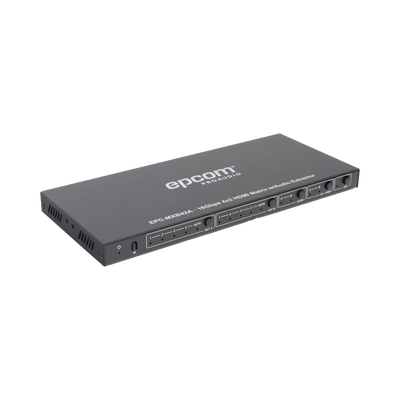 EPCOM PROAUDIO - Matricial HDMI | 4x2 | 4K2K@60Hz | HDR | YCbCr 4:4:4 | EDID Auto | Extractor de Audio | Salida de audio análoga y digitalizados | HDCP 2.2 | 18 Gbps
