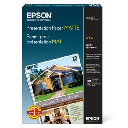 EPSON - Papel Epson PQ Ink Jet Super B  13" x 19 100 SH