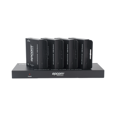 EPCOM PROAUDIO - Splitter HDMI 1x4 | Extensor HDMI | 4K@30Hz 40m | 1080p@60Hz 70m | Función PoC |  4:4:4