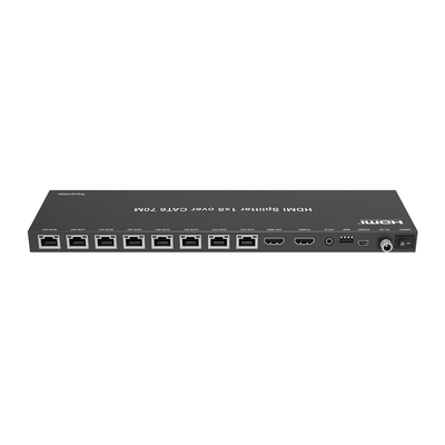 EPCOM PROAUDIO - Splitter HDMI 1x8 | Extensor HDMI | 4K@30Hz 40m | 1080p@60Hz 70m | Función PoC |  4:4:4