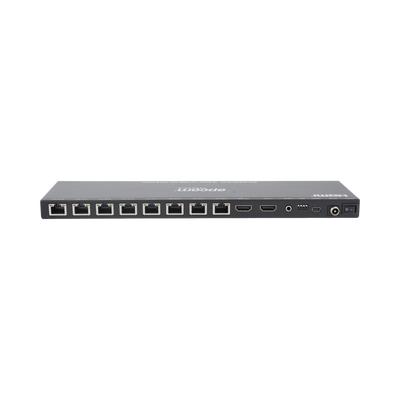 EPCOM PROAUDIO - Splitter HDMI 1x8 | Extensor HDMI | 4K@30Hz 40m | 1080p@60Hz 70m | Función PoC |  4:4:4