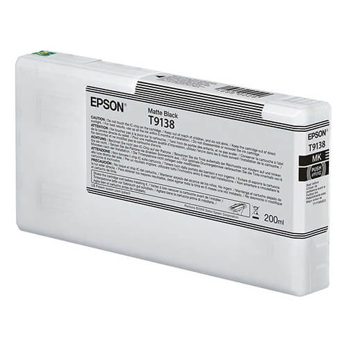 EPSON - Tinta Epson UltraChrome HD 200Ml Color Negro Mate