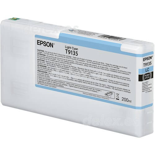 EPSON - Tinta Epson UltraChrome HD 200Ml Color Cian Claro