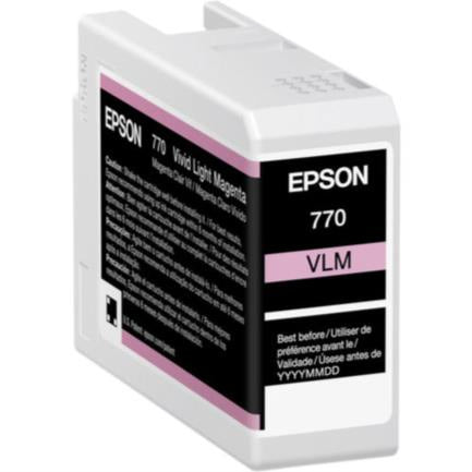 EPSON - Tinta Epson UltraChrome Pro10 25Ml Color Magenta Claro Vivo