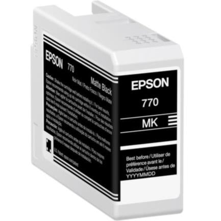 EPSON - Tinta Epson UltraChrome Pro10 25Ml Color Negro Mate