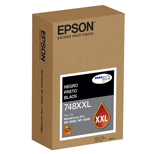 EPSON - Tinta Epson T748XXL Capacidad Extra Alta WF-6090/WF-6590 Color Negro