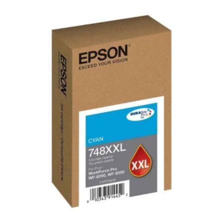 EPSON - Tinta Epson T748XXL Capacidad Extra Alta WF-6090/WF-6590 Color Cian