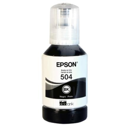 EPSON - Tinta Epson T504 127ml EcoTank L4150/L4160 Color Negro