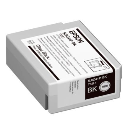 EPSON - Tinta Epson SJIC41P-BK para ColorWorks C4000 Color Negro Brillante
