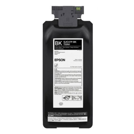 EPSON - Tinta EPSON SJIC47P (BK) Gloss Black Ink Pack C8000