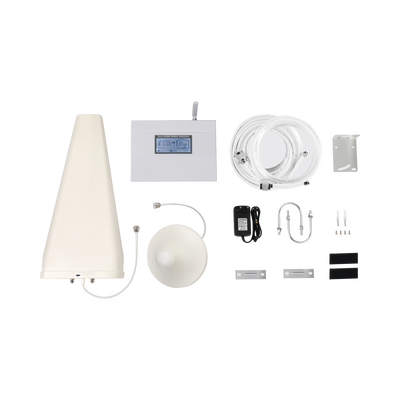 EPCOM - Kit Amplificador de Señal Celular DOBLE banda de frecuencia / Mejora las llamadas convencionales / Soporta los datos de las tecnologías 2G y 3G de TELCEL, AT&T y MOVISTAR / Cubre hasta 600 m².