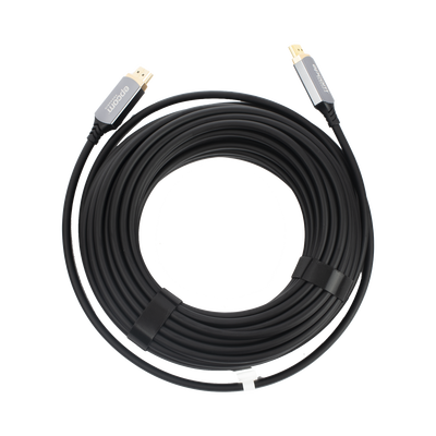 EPCOM PROAUDIO - Cable HDMI de Fibra Óptica de 15 Metros (49.21 Pies) | Alta Definición | Versión 2.1 | Alta Velocidad 18Gbps | 8K@60Hz | HDCP 2.2 | Resistente a EMI y RFI