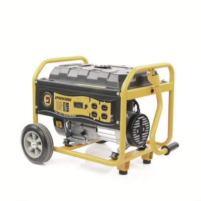 EPCOM POWERLINE - Generador a Gasolina / Planta de Emergencia 3kW (7HP), 110Vca, Encendido de Jalón, Jaula con Ruedas para Fácil Traslado