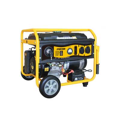 EPCOM POWERLINE - Generador a Gasolina / Planta de Emergencia de 6.5KW, 220Vac 2 Fases, Jaula con Ruedas para Fácil Traslado y Encendido Electrónico