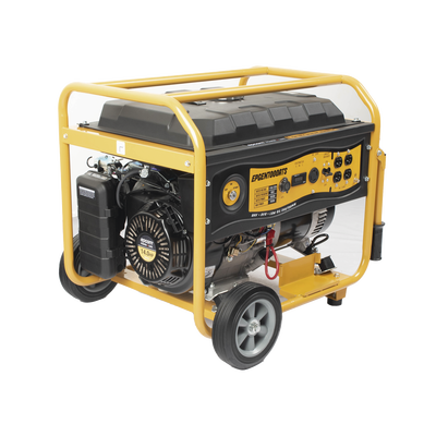 EPCOM POWERLINE - Generador a Gasolina / Planta de Emergencia con Encendido Automático, 6.5KW, 220Vac 2 Fases, Jaula con Ruedas para Fácil Traslado