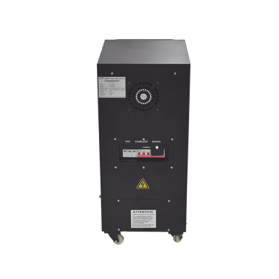 EPCOM POWERLINE - Regulador de Voltaje Industrial Trifásico 10 kVA/8 kW 220 V / Entrada 176-264 V Vca / Salida 215.6-224.4 Vca