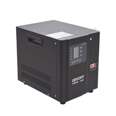 EPCOM POWERLINE - Regulador de Voltaje Industrial Monofásico Ferroresonante 3 kVA/3 kW 120 V / Entrada 96-144 Vca / Salida 117.6- 122.4 Vca
