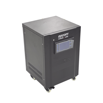 EPCOM POWERLINE - Regulador de Voltaje Industrial Monofásico Ferrorresonante 5 kVA/5 kW 120 V / Entrada 96-144 Vca / Salida 117.6- 122.4 Vca