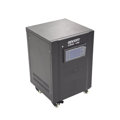 EPCOM POWERLINE - Regulador de Voltaje Industrial Bifásico Ferrorresonante 5 kVA/5 kW 220 V / Entrada 176-264 V Vca / Salida 215.6-224.4 Vca