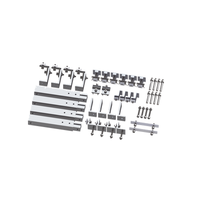 EPCOM POWERLINE - Caja de accesorios de aluminio  anodizado para montaje VEKTOR8R , arreglo 1X4 para techo