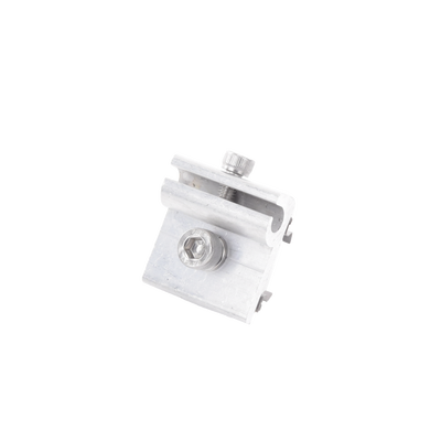 EPCOM POWERLINE - Conector para Conexión a Tierra Física de Montajes de Paneles Solares con Riel 5 y 8