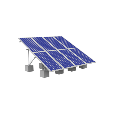 EPCOM POWERLINE - Montaje para Panel Solar, Riel de 2100mm para Módulos con Espesor de 40mm, Velocidad de Viento Máx. 151km/h